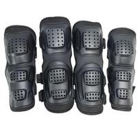 Motorcycle Knee Elbow Pads Set 4pcs Cycling Protective Gear Safety Off-Road Riding Summer Breathable Adult Knee Elbow Protector 4-Piece Set