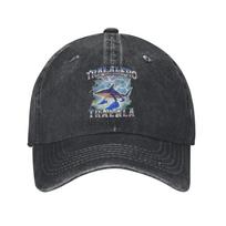 Tralalero Tralala Funny Italian Brainrot Meme Sun Baseball Cap Fashion Unisex Washed Hats High Quality Sports Snapback Cap Gift One Size