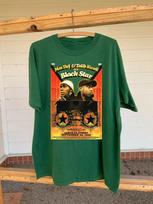 Mos Def and Talib Kweli Black Star Definition T Shirt Full Size Green M