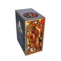 Magic Theme Art Deco 3D Wooden Book Nook/Bookend | Mira's Enchanted Cottage DIY Puzzle | Bookshelf Decor | Detailed