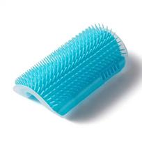 Cat Grooming Toy 3-In-1 Catnip Ball Massage Brush With Wall Mount Self-Entertainment Scratcher Hair Remover (Blue,Large Size Boxed) mėlyna