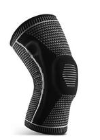 Double Spring Bars Silicone Anti-slip Compression Knee Brace S juoda