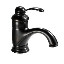 Black Brass Basin Faucets Single-Hole Basin Tap Deck Mounted Bathroom Hot and Cold Mixer Faucet with Ceramic Cartridge for Basin (Black,Matte Black) juoda