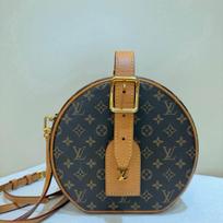 [Pre-Owned] Petite Boite Chapeau Monogram Canvas Leather Shoulder Bag Medium - Very Good #1WB9Y3N ONE SIZE