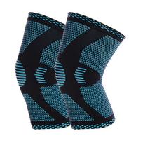 Non- Knee Brace for Men Women, High Elasticity Nylon Knit Support for Basketball Running Cycling Hiking one size mėlyna