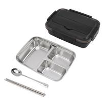 304 Stainless Steel Leakproof Lunch Box 1.8L Bento Lunch Box Food Storage Container  For Travel juoda