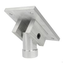 Steel Pole Ceiling Mount Slanted Socket Dance Rectangular Base Plate Mounting Fixture