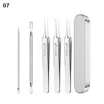 Stainless Steel Blackhead Remover Kit for Easy and Safe Acne Extraction Facial Skincare Tool Set 7