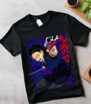 Genya Shinazugawa T-Shirt Kimetsu No Yaiba Demon Slayer Tanjiro Tee All Size XXXL