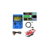 (Blue) Handheld Game Console 400 Built-in Games Toy Kids Gift Christmas raudona