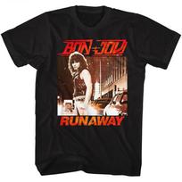 Bon Jovi Runaway T-shirt L brown