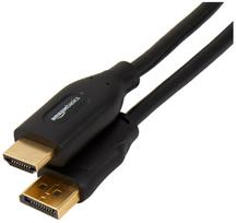 AmazonBasics DisplayPort to HDMI Converter Unidirectional Black Cable, 4K@30Hz, Transmission, 1.8m, 10-Pack, juoda