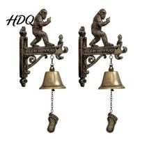 Backyard Hanging Chimes Funny Doorbell This is My Happy Place Rustic Animal Doorbell Decor Resin Farmhouse Decor Wall Bell for Men Cabin