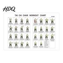 Tai Chi Balance Exercises Seniors Chair Workout Chart for 30 Day Structured Exercise Plan with Seated Flexibility Elderly And Walking Mobility A