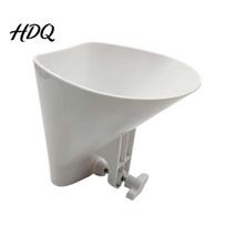 Vertical Mixer Funnel Adjustable Flour for Stand Bowls Wide-Mouth Pouring Attachment Stainless Steel Nut KitchenAid & Most 3.5-7Qt Mess-Free
