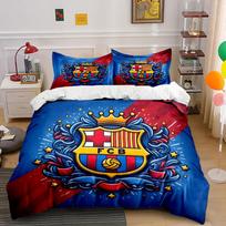 FC Barcelona crest design. Bedding sets Duvet cover sets Duvet covers Pillowcases(1*Duvet Cover 2*Pillowcases without duvet insert) 135x200cm