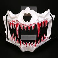 Helovino veido kaukė Tiger Night Fork Tengu Man Wolf Nue Mask Prom Performance Kaukės