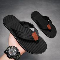 2024 New Manufacturer Flip-flops Men's Indoor and Outdoor Flip-flops Large Size Beach Flip-flops 41 juoda
