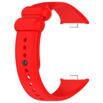 „Redmi Watch“ 4 dirželių dėklas grūdintas stiklas ekrano apsauga USB laidas „Fashion Smart Watch“ dirželiai, dėklai, priedai For Redmi Watch 4 raudona