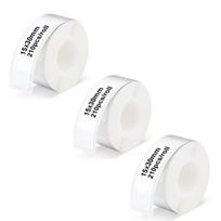 3 Rolls Phomemo D30 Portable Thermal Label Printer Stickers - 0.59X1.18 Inches (15Mm X 30Mm), 230 Labels Per Roll 3 Rolls dramblio kaulas