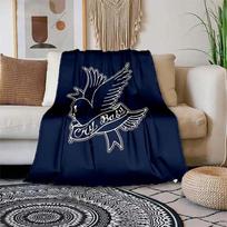 Satanic Cry Baby Lil Peep Flannel Blanket  , Soft Fluffy Warm Sofa Bed Throw Blanket More Size,fans warm gifts 75x90cm