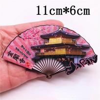 Japonijos kelionės suvenyrai Šaldytuvo magnetukai Tokijas Hokkaido Sapporo Okinawa Osaka Nara Fukuoka Turistiniai suvenyrai Magnetiniai lipdukai pink