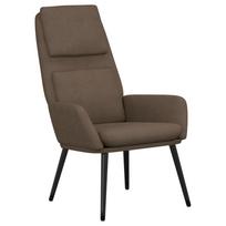 vidaXL Poilsio kėdė, taupe spalvos, audinys