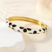 Dopamine Storm Dot Enamel Thin Multi-color Contrast Bracelet One Size(16-22CM)