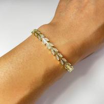 Fashionable Wheat Luxurious Handmade Gift Bracelet One Size(16-22CM)