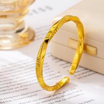 Trendy ancient style sand bracelet, palace style Mobius opening, new Chinese style hand jewelry bracelet One Size(16-22CM)