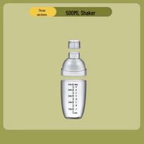ZISIZ Food-Grade Four-Section Shaker Cup