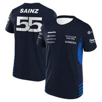 F1 gerbėjų serija 3D spausdinti marškinėliai vyriški laisvalaikio sportiniai apvalaus kaklo viršutiniai drabužiai vasaros lauko bėgimo fitneso trumpomis rankovėmis drabužiai 6XL white