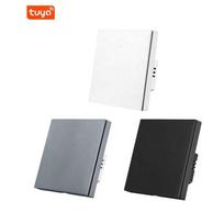 For Tuya WiFi Smart Switch Alexa Control IP66 10A 240V Smart Wall Light Push Button Zigbee Remote 110V EU/UK for Home Lighting 86mm*86 mm&Eu Standard balta