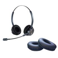 VOPTECH Headset USB Noise Cancelling Model UC809D with Dedicated Ear with Microphone for Remote Web Call Video Warranty for Qualified Invoice Over-Ear