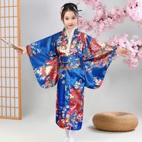 Elegancija Vaikai Tradicinis Japoniškas Kimono Vaikams Japoniško Stiliaus Yukata Chalatas Pasirodymas 120-Style D