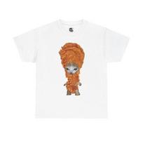 Meme Cat Drumstick Graphic Boxy Unisex T-Shirt XL