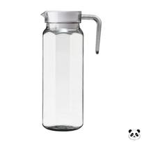 Clear Acrylic Pitcher 1100ml - Large Capacity Cold Jug for Fridge Tea Dispenser One Size