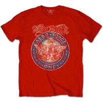 Aerosmith T Shirt Aero Force Band Logo new Official Mens Red Unisex T-Shirt Graphic Tee S
