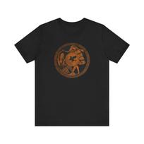 Greek Persian Soldiers Dueling Pottery Red Figure Ancient Greek Kylix T-Shirt S