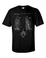 NASA Space Shuttle Patent Blueprint T-Shirt XXXXL