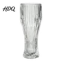 Thick Soda Lime Glass Football Beer Glass 300ml/450ml Capacity Transparent Craft Mug Stain Resistant Glassware for Home Bar Soccer Tumbler L B