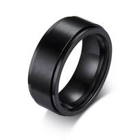 Paprasti 8 mm nerimo fidget suktuko žiedai vyrams moterims šaunūs nerūdijančio plieno besisukantys žiedai nuo streso vestuviniai papuošalai 7