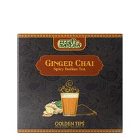 Golden Tips Ginger Mastea, Indian Masala Chai Strong CTC Tea, Cinnamon, Cardamom, Cloves & Dry Ginger, Aromatic & Spicy Blend, Perfect Hot or Iced (