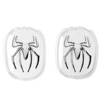 Skaidrus Spider silikoninis ausinių dėklas One Size white
