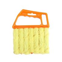Aklų valiklis Duster 7 Pirštais plaunamas valymo šepetys Rankinis dulkių valiklis, skirtas langų automatiniam oro kondicionieriui, buitiniams įrankiams 1PCS oranžinė