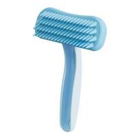 Dog Hair Remover Brush Pet Comb for Dogs And Cats Silicone Soft S mėlyna