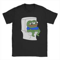 Pepe T-Shirt for Men Funny 100% Cotton Tee Shirt Crewneck Short Sleeve T Shirts Gift Idea Tops S juoda