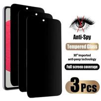 3PCSProtetor de tela de privacidade para xiaomi redmi note 12s 13 12 11 9 8 10 pro vidro temperado anti-espião para poco x6 m6 pro redmi 13c 12c Xiaomi Mi 9 SE gryna