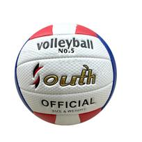 Official Size 5 PU Leather Beach Volleyball Middle School Training Specialized Volleyball Adult Indoor Compitition Ball CHINA white