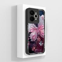 Oppo Realme 15 16 11 10 Pro 15T 15X 11X telefono dėklas Gražūs kristaliniai drugelių raštai Madingas korpusas Lygus skystas silikonas Aukščiausios kokybės apsauginis dangtelis Realme 15 5G